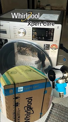 Unboxing & Quick Setup Whirlpool Xpert Care Front Load Washing Machine#explore #viral #shorts #video