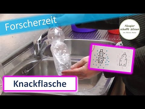Knackflasche | Das kann heiße und kalte Luft | einfache Experimente für Kinder mit Luft