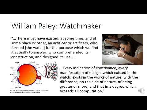 William Paley, Natural Theology: The Watchmaker Argument