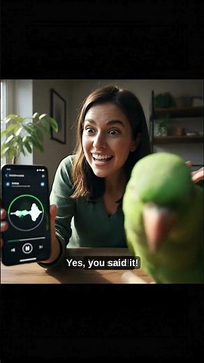 Smart Talking Parrot Learning Words