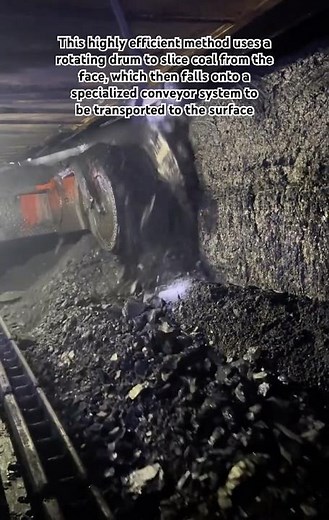 Longwall Mining in Action #Mining #HeavyMachinery #CoalMining #Engineering #Industrial