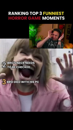 Funniest Horror Game Streamer Reactions #shorts #jumpscare