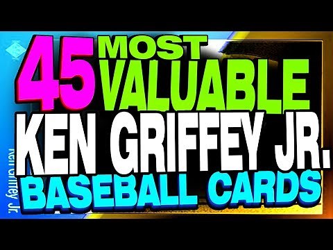Top 45 Most Valuable Ken Griffey Jr Baseball Cards Rookie Card Value? #baseballcards #sportscards