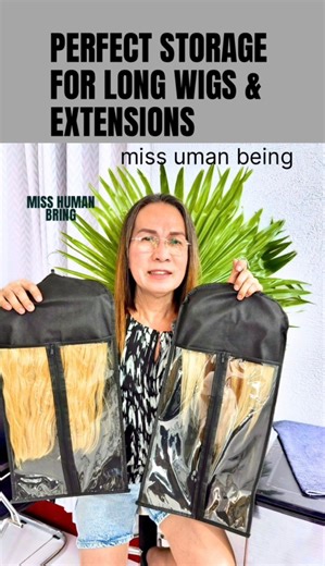 Keep Your Wigs and Hair Extensions Safe, Clean, and Tangle-Free With this Portable Wig Storage Bag. Designed with a Dustproof Cover and Sturdy Hanger, it’s Perfect for Extra-Long Wigs and Extensions. Ideal for Home Storage or Travel, this Durable bag Keeps Your Hair Pieces Organized and Protected Anytime, Anywhere #beautyaccessories #AffiliateFinds #wigorganizer #shopnow | Ricardo Santiago