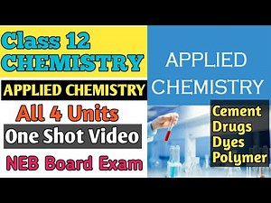 Applied Chemistry For NEB Board Exam