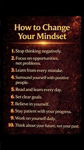 How to Change Your Mindset