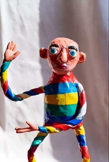 Dynamic Cartoon Moves 🤸‍♂️ | Fun Action Animation#shorts