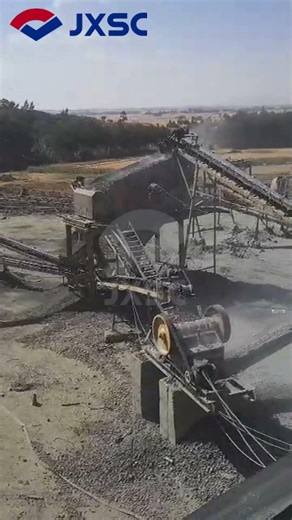 A Crushing and Screening Line Shared by a Client