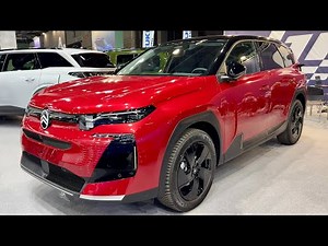 New CITROEN C5 AIRCROSS SUV Hybrid 2026 - visual REVIEW details (RUBY RED)