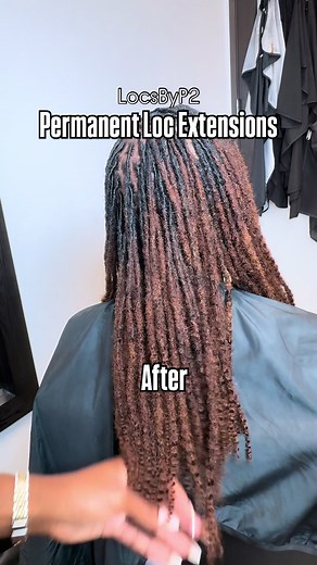 Red Loc Extensions - Faux Locs for Women