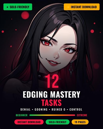 12 Edging Mastery Tasks | Orgasm Control Guide PDF | Denial Training Ebook | Gooning & Ruined O | BDSM Kink | Digital Download - Etsy