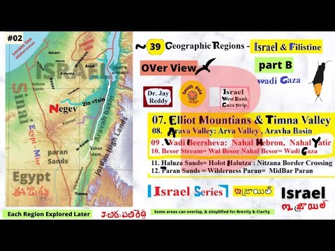 ISRAEL series:#02: Israel Geography- Overview-Part- B : Gaza AREA, Palestine, Israel Maps: Jay REddy