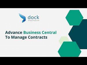 Business Central With Contract Management Software