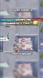 Peterbot Shows How To Use 0 Ping 🤩 #chapter7season3 #fortnite #peterbot