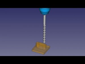 FreeCAD Tutorial for Beginners Assembly 4 Auto-feed Drilling Animation (Assembly4)