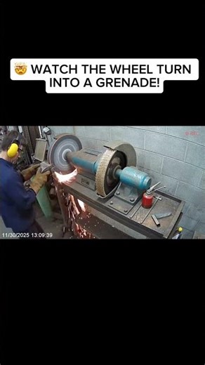 ⚠️ HORROR! Grinder Wheel DETONATES in Worker's body (Catastrophic Fail)