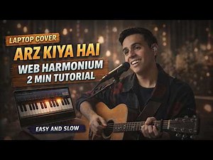 Arz Kiya Hai (Intro) | Web Harmonium | Easy Slowed Tutorial #arzkiyahai #harmoniumtutorial #laptop