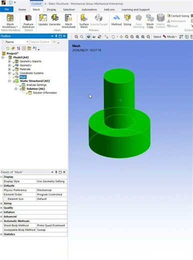 ANSYS MultiZone Meshing | 메이븐 MAVEN #ansys #앤시스 #CAE #시뮬레이션 #설계 #개발 #메이븐 #MAVEN