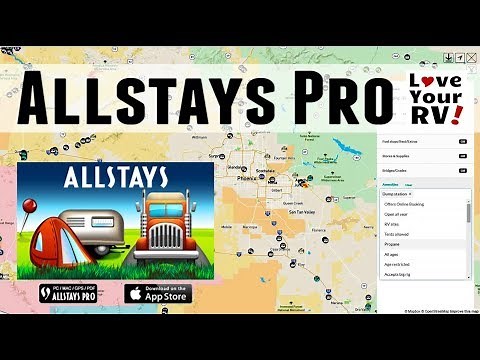 Allstays Pro for RV Trip Planning (Disclaimer: I'm an Affiliate)