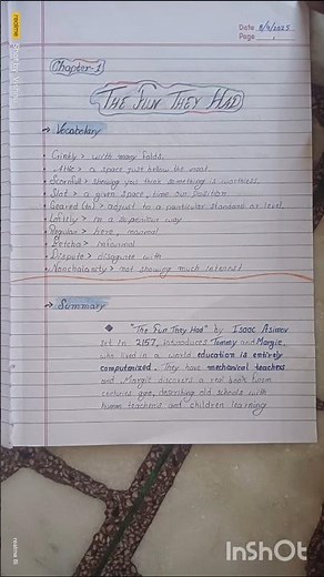 class 9th NCERT beehive chapter 1 the fun they had summary #class9th #motivation #english