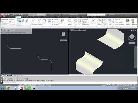 AutoCAD - 3D Modeling Basics #20 - Surface: Blend and Extend - Brooke Godfrey