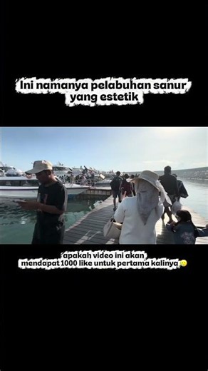 This is what an aesthetic harbor in Bali looks like: Sanur Harbor