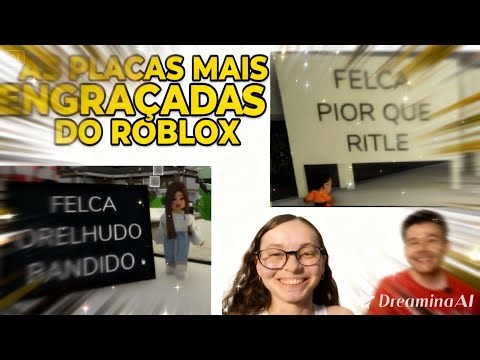 RANKEANDO AS PLACAS MAIS ENGRAÇADAS DO ROBLOX