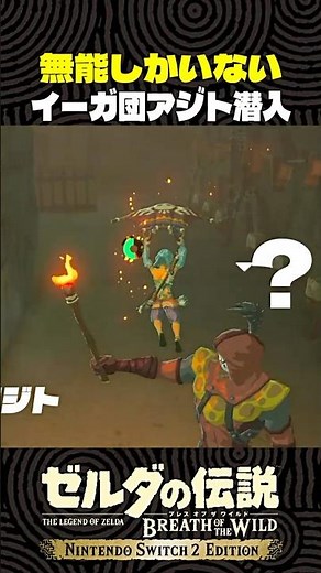 無能しかいないイーガ団アジト潜入【ゼルダの伝説 ブレワイ】