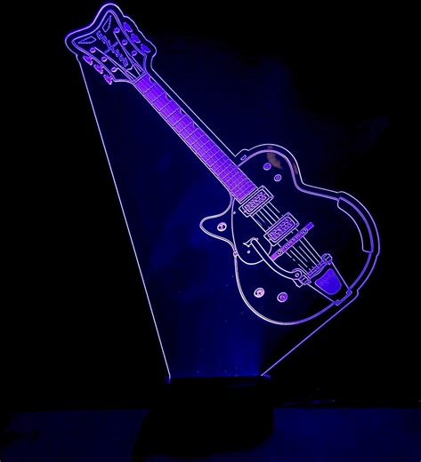 Custom Eletric Guitar LED Light - Etsy