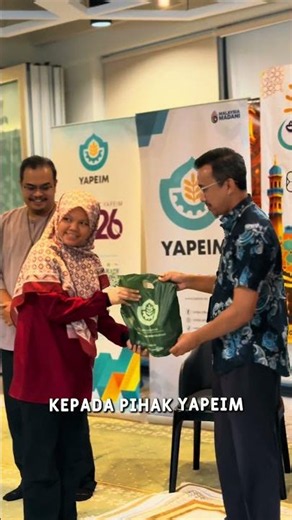 Penghargaan kepada Yayasan Pembangunan Ekonomi Islam Malaysia (YAPEIM)