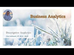Tutorial Descriptive Analytics with Excel