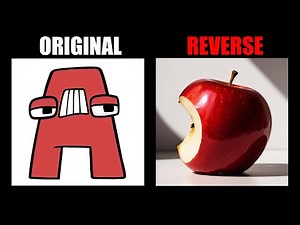 Reverse Alphabet Lore But In Real Life (A-Z) - All Alphabet Lore Meme Animation | TD Rainbow