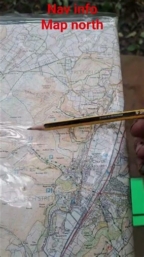 Navigation info Map north #navigation #mapandcompass #bushcraft #fyp
