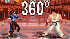 Ryu vs Chun Li (in 360°) Video by: https://youtu.be/3ataLd4BSpk | TheGamer