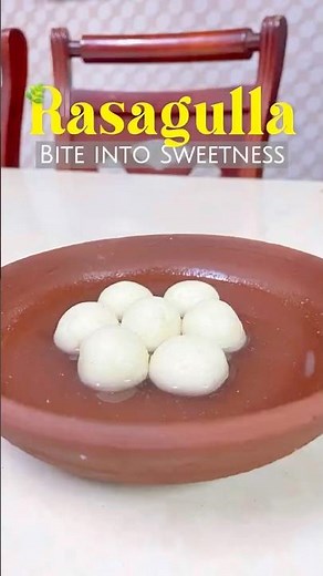 Sweet, soft and super juicy 🤤Make these melt-in-mouth Rasgullas at home!