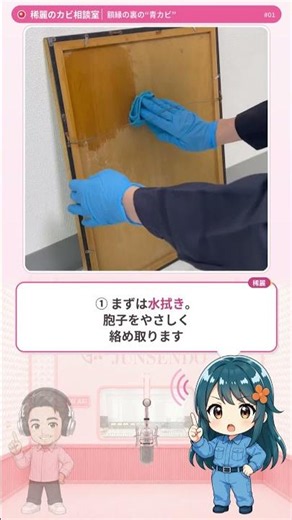 そのカビ取り方法…間違っていませんか！？木材 額縁の裏の【青カビ】を取る方法！稀麗のカビ相談室