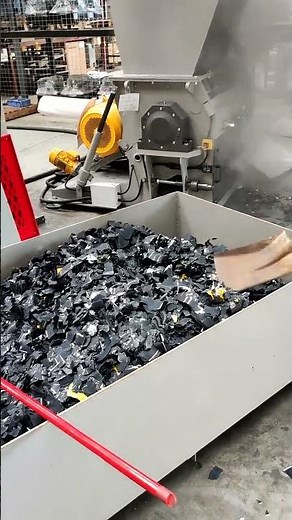 Lithium Battery Shredder crush Lithium battery pole pieces - Genox Recycling Tech