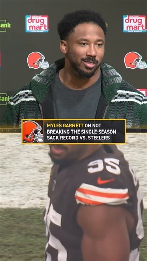 NFL on FOX on Instagram: "Myles Garrett on not getting a sack vs. the Steelers"