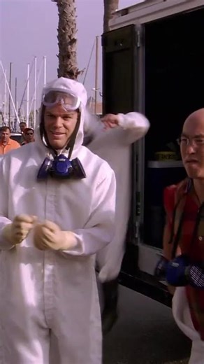 This crime scene might be #Dexter's dream come true ☁️ 😬 #michaelchall #crimescene #nightmare #forensics