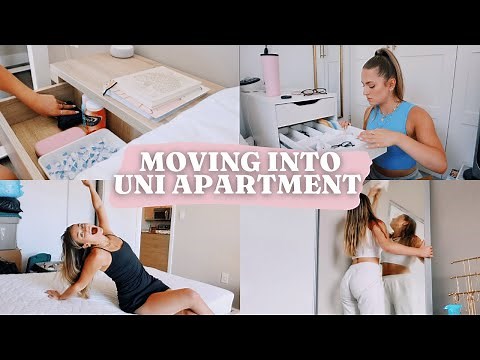 MOVING INTO MY COLLEGE APARTMENT !!!