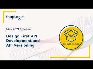 May 2021 Release: API Management - Design First and Versioning