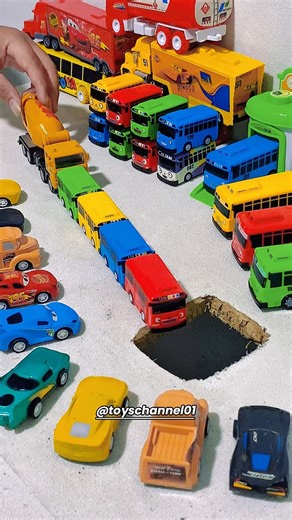 Colorful Tayo truck and bus toys, part 45
