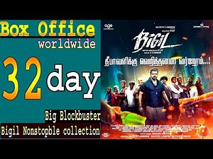 Bigil Movie 32 days worldwide total box office collection Bigil create a new history