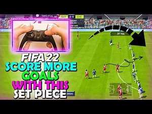 SCORE MORE GOALS with this SET PIECE TECHNIQUE in FIFA 22 - FIFA 22 FREE KICK TUTORIAL