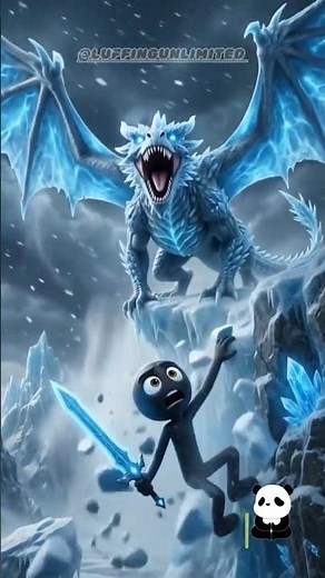 Stickman vs Ice Dragon 🐉🔥 Epic Final Battle | Insane Animation #shorts #stickman #dragon #action #ai