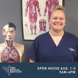 13K views · 53 reactions | Our open house is the perfect time to tour the campus, check out the labs, see classroom demos and talk to students, like Jessica, who have been in your shoes. Schedule a tour today: https://pmi.edu/info/openhouse/all-campus/openhouse-fbb | Pima Medical Institute | Facebook