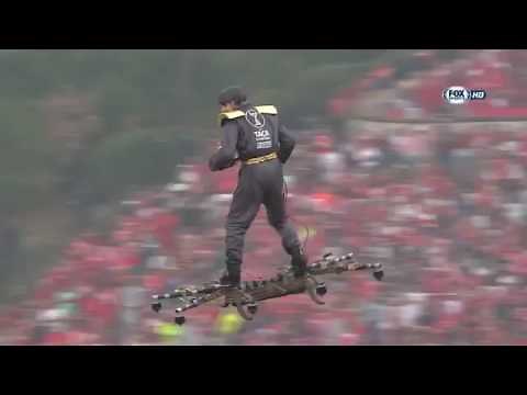 Manned drone skysurfer