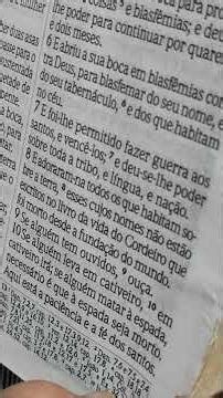 Apocalipse capitulo 13 versículo 07