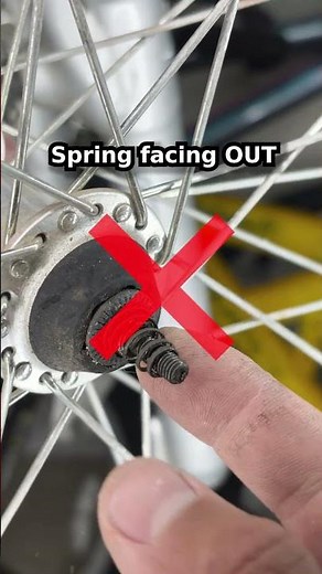 Quick Release Axle Springs: Correct Installation (Stop Doing This Mistake!) #bikemaintenance