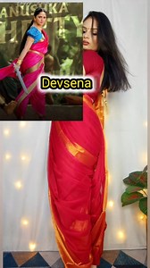 2.7M views · 30K reactions | Comment for Saree link ️❤️ Devsena Inspired Saree Draping Tutorial ❤️ . . . . . #devsena #bahubali2 #sareedraping #sareepleating #saree #beautynstyle | Beauty n Style | Facebook